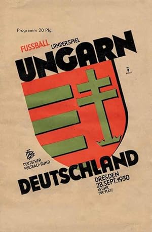 Fußball Football Programm 1930 Deutschland Germany v England Länderspiel REPRINT 