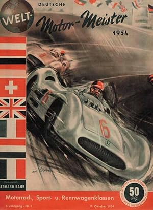 Imagen del vendedor de Deutsche Welt-Motor-Meister 1954. a la venta por AGON SportsWorld GmbH