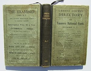 The Greene County Directory Containing a General List of Citizens in Each Town [Catskill, NY 1928]