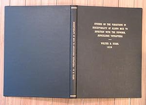 Studies on the Variations in Susceptibility of Albino Mice to Infection with the Pinworm, Aspicul...