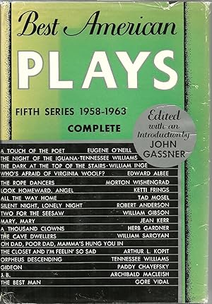 Seller image for Best American Plays, Fifth Series 1958-1963 for sale by Sabra Books