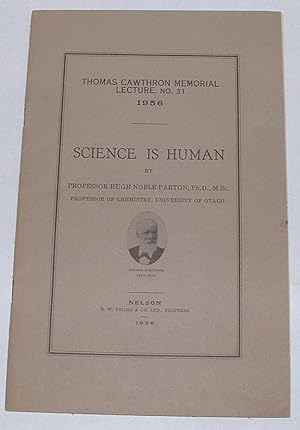 Imagen del vendedor de Science is Human a la venta por Renaissance Books, ANZAAB / ILAB