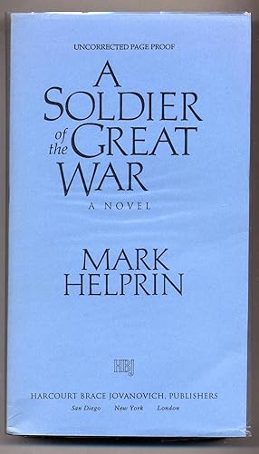 Bild des Verkufers fr A Soldier of the Great War zum Verkauf von Between the Covers-Rare Books, Inc. ABAA