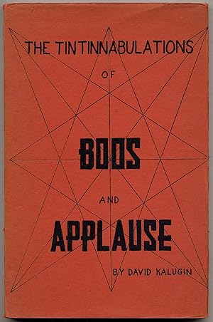 Seller image for The Tintinnabulations of Boos and Applause for sale by Between the Covers-Rare Books, Inc. ABAA