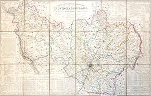 Carta topografica statistica della provincia di Milano al Sig. Ing. Calisto Pasquali.