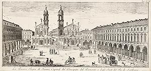 La piazza regia di Turino, capitale del principato del Piemonte e degli stati del Re di Sardegna.