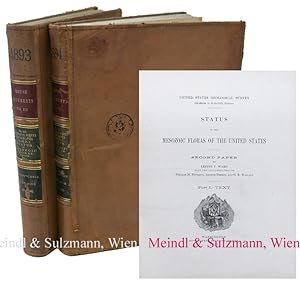 Bild des Verkufers fr Status of the Mesozoic Floras of the United States. Second Paper. With the collaboration of William M. Fontaine, Arthur Bibbins, and G. R. Wieland. 2 Volumes (text and plates). zum Verkauf von Antiquariat MEINDL & SULZMANN OG