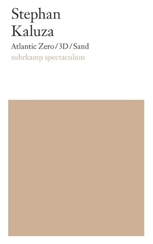 Seller image for Atlantic Zero / 3D / Sand for sale by BuchWeltWeit Ludwig Meier e.K.
