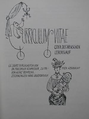 Bild des Verkufers fr Geburtstagsbltter von Freunden Dr. Friedrich Schmieders zu seinem 65. Wiegenfest am 24. Juli 1976 gezeichnet und geschrieben. zum Verkauf von Antiquariat Heureka