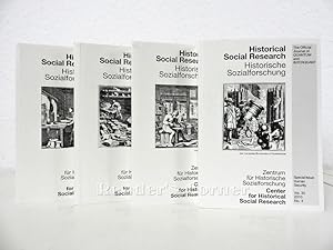 Historical Social Research - Historische Sozialforschung. HSR, Vol. 37, 2012, H. 1, 3, 4 u. Suppl...
