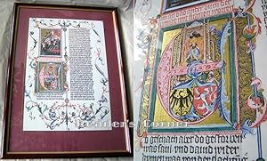 König Wenzels Prachthandschrift der deutschen Bibel. Faksimiliertes Einzelblatt, Bd. V, fol. 73, ...