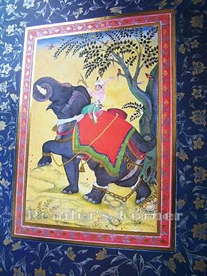 Akbar bändigt einen Elefanten. Moghulschule, Zain al-Abidin 1018 H. (ca. 1609/10). Inventar-Nr. I...