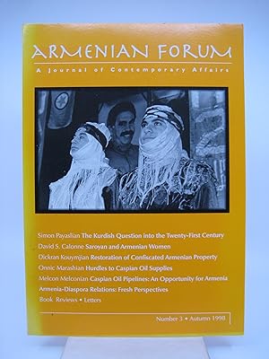Armenian Forum: A Journal of Contemporary Affairs Number 3, Autumn 1998 (First Edition)