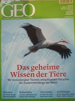 GEO 07/2014 - Das geheime Wissen der Tiere