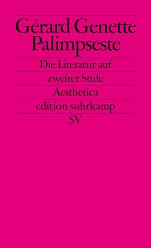 Bild des Verkufers fr Palimpseste : Die Literatur auf zweiter Stufe. (Aesthetica) zum Verkauf von AHA-BUCH GmbH