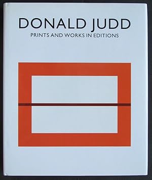 Seller image for Donald Judd: Prints And Works In Editions for sale by Design Books