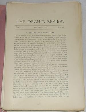 The Orchid Review: Vol. XI. No. 121-132, 1903