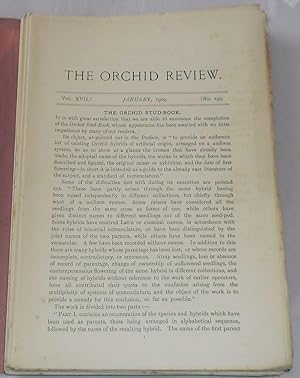 The Orchid Review: Vol. XVII. No. 193-204, 1909