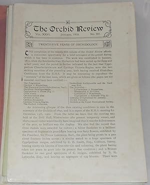 The Orchid Review: Vol. XXVI. No. 301-312, 1918