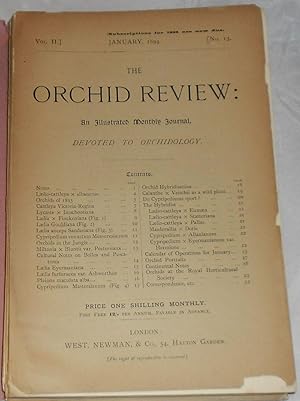 The Orchid Review: Vol. II. No. 13-24, 1894