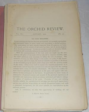 The Orchid Review: Vol. IX. No. 103,105-108, 1901