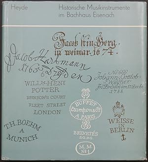 Immagine del venditore per Historische Musikinstrumente im Bachhaus Eisenach. venduto da Antiquariat Rainer Schlicht