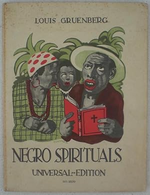 Immagine del venditore per Negro spirituals. Freely transcribed for medium voice and piano by Louis Gruenberg. Frei bearbeitet fr eine mittlere Stimme und Klavier von Louis Gruenberg. Deutsch von Rudolf Stephan Hoffmann. venduto da Antiquariat Rainer Schlicht