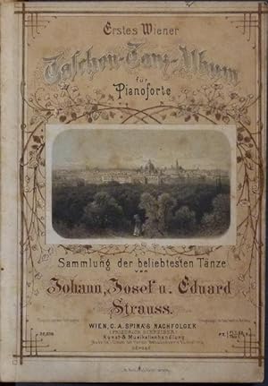 Seller image for Erstes Wiener Taschen-Tanz-Album fr Pianoforte. Sammlung der beliebtesten Tnze von Johann, Josef u. Eduard Strauss. for sale by Antiquariat Rainer Schlicht