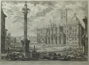 Immagine del venditore per Veduta della Basilica di S.ta Maria Maggiore con le due Fabbriche laterali di detta Basilica. Original-Radierung, ca. 38,5 x 54,5 cm (Darstellung ohne Schrift), ca. 40,5 x 55 cm (Plattenformat), ca. 61 x 88,5 cm (Blattformat). venduto da Antiquariat Rainer Schlicht