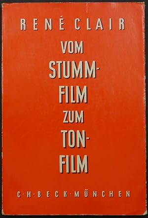 Image du vendeur pour Vom Stummfilm zum Tonfilm. Kritische Notizen zur Entwicklungsgeschichte des Films 1920-1950. mis en vente par Antiquariat Rainer Schlicht