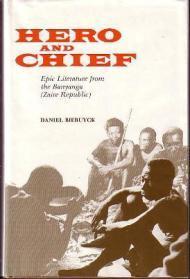 Seller image for HERO AND CHIEF : EPIC LITERATURE FROM THE BANYANGA, ZAIRE REPUBLIC for sale by SPHINX LIBRARY