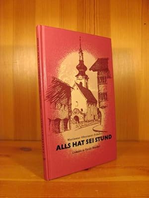 Seller image for Alls hat sei Stund. Gedichte in Tiroler Mundart. for sale by Das Konversations-Lexikon