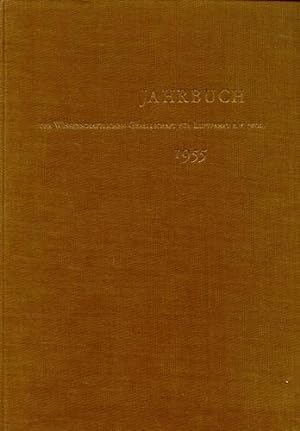 Seller image for Jahrbuch 1955 der Wissenschaftlichen Gesellschaft fr Luftfahrt e.V. ( WGL), Mit den Vortrgen der WGL-Tagung in Augsburg vom 12. bis 15. Oktober 1955 for sale by Antiquariat Lindbergh