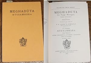 Maghaduta (Le Nuage Messager) Poeme elegiaque de Kalidasa .en appendice Rtusamhara (Les Saisons) ...