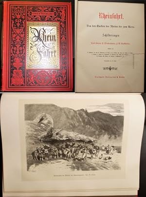 Rheinfahrt. Von den Quellen des Rheins bis zum Meere. Illustriert von R.Püttner, A. und O. Achenb...