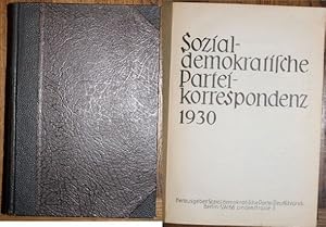 Sozialdemokratische Parteikorrespondenz 1930