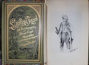 Lustige Jagd. 25 Zeichnungen von Hugo Engl. Mit Gedichten in oberbayerischer Mundart von Conrad D...