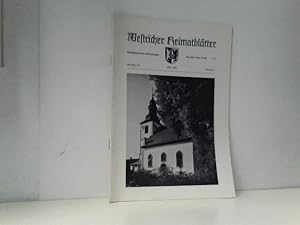 Westricher Heimatblätter Nummer 1 März 1991 Heinatkundliche Mitteilungen aus den Kreis Kusel