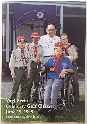 Signed program from the Yogi Berra Celebrity Golf Classic -- June 19, 1995
