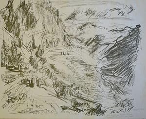 Delphi II. Lithographie