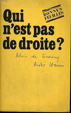 Qui n'est pas de droite?