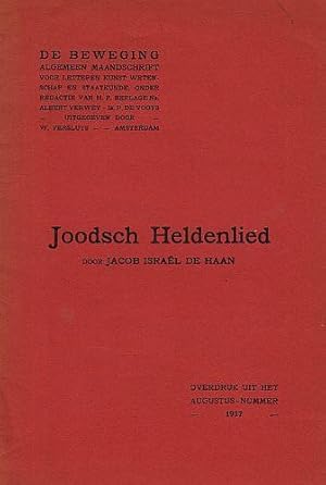 Joodsch Heldenlied. Overdruk uit het Augustus-nummer van De Beweging, 1917.