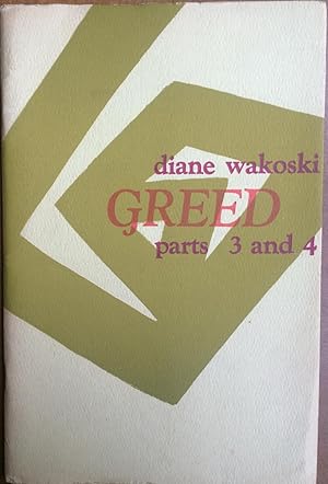 Seller image for Greed Parts 3 and 4 for sale by Lucky Panther Books