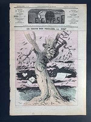 L'ECLIPSE-N°362-3 OCTOBRE 1875-LA CHUTE DES FEUILLES