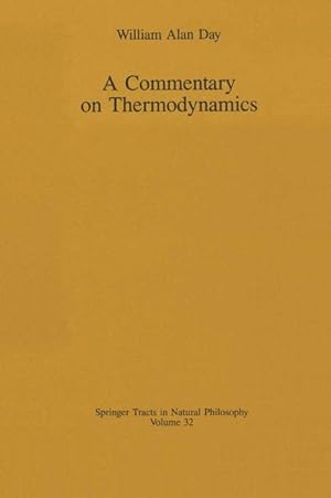 A Commentary on Thermodynamics.