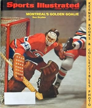 Sports Illustrated Magazine, February 14, 1972: Vol 36, No. 7 : Montreal's Golden Goalie - Ken Dr...