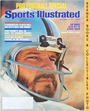 Sports Illustrated Magazine, September 19, 1977: Vol 47, No. 12 : The Snake Gets Set To Strike Ag...