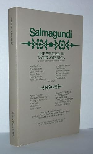 Immagine del venditore per THE WRITER IN LATIN AMERICA, SALMAGUNDI No. 82-83, Spring-Summer 1989 venduto da Evolving Lens Bookseller