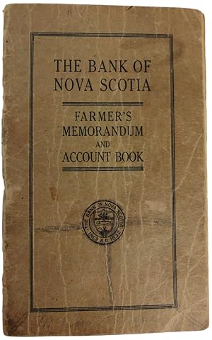 Imagen del vendedor de Farmer's Memorandum and Account Book. Issued with the Compliments of The Bank of Nova Scotia a la venta por J. Patrick McGahern Books Inc. (ABAC)