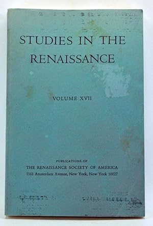 Seller image for Studies in the Renaissance Volume 27 (1970) for sale by Cat's Cradle Books